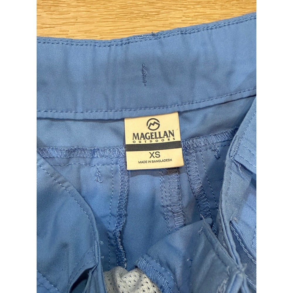 Magellan Outdoors Womens Light Blue Shorts Size XS Drawstring Waist - Picture 3 of 3
